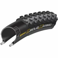 Continental Cyclo X King RaceSport Foldbart CX-dæk -Finish Line Continental Cyclo X King RaceSport Folding CX Tyre Cyclocross Tyres Black Black 100451 1