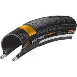 Sammenfoldeligt Continental SuperSport Plus-dæk Til Vejcykler -Finish Line Continental SuperSport Plus Folding Road Tyre Road Race Tyres Black Black 100341 1