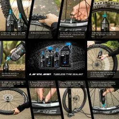 Continental Grand Prix 5000 Tubeless Tyres And Sealant 28c 14 Continental Grand Prix 5000 Tubeless Tyres And Sealant 28c -Finish Line LifeLine Tubeless Tyre Sealant Tyre Spares Black 2018 LLTTS80ML 3