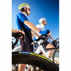 Michelin Power Cup Tubular Classic Racing Tyre Black/Cream -Finish Line Michelim Power Cup Tubular Classic Racing Tyre Black 10