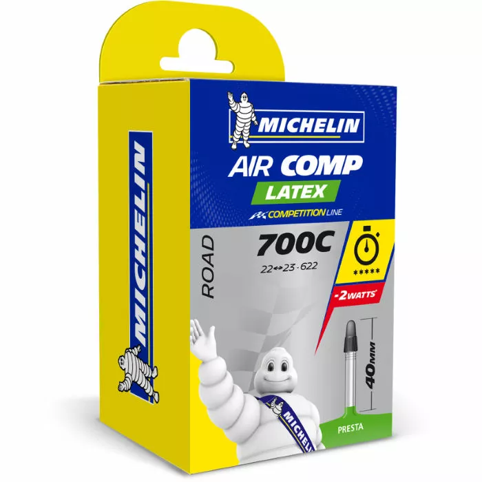 Michelin Air Comp Road Cykelslange (latex) 2 Michelin Air Comp Road Cykelslange (latex) - Billede 2