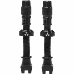Nukeproof Universal Presta Tubeless Valves - Pair -Finish Line Nukeproof Universal Presta Tubeless Valves Pair Tyre Spares Black FTWG18A 45LNF12R4BLK 2