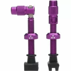 Nukeproof Universal Presta Tubeless Valves - Pair -Finish Line Nukeproof Universal Presta Tubeless Valves Pair Tyre Spares Purple FTWG18A 45LNF12R4PUR 0