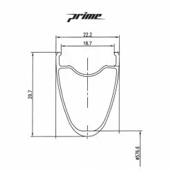 Prime Baroudeur Disc - Tubeless Bundle 9 Prime Baroudeur Disc - Tubeless Bundle -Finish Line Prime Baroudeur Road Disc Wheelset Wheel Sets Black PBRDW700B 46