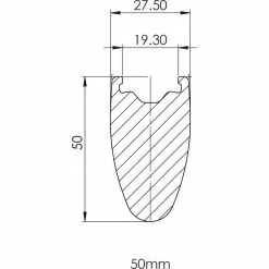 Prime BlackEdition 50 Carbon Road Rim 7 Prime BlackEdition 50 Carbon Road Rim -Finish Line Prime BlackEdition 50 Carbon Road Rim Rims PCC50BERRFB 5