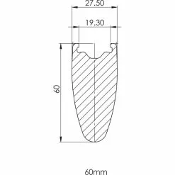 Prime BlackEdition 60 Carbon Disc Road Rim 7 Prime BlackEdition 60 Carbon Disc Road Rim -Finish Line Prime BlackEdition 60 Carbon Disc Road Rim Rims PCC60BEDRRFB 6