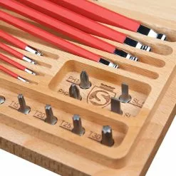 Silca HX-One Essential Nøglesæt 10 Silca HX-One Essential Nøglesæt -Finish Line Silca HX One Home Travel Essential Kit Internal Wood 2017 SIAMTLHEXASY001 3