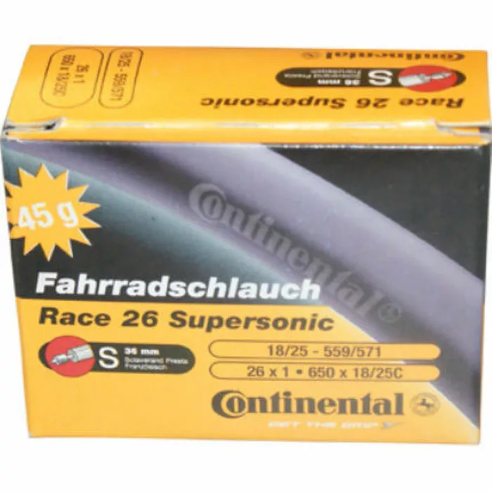 Continental Supersonic Slange (racercykeldæk) 2 Continental Supersonic Slange (racercykeldæk) - Billede 2